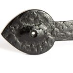4x Traditional T-Hinge Cast Iron Antique Cupboard Door Hinges W245mm Black - Image 3