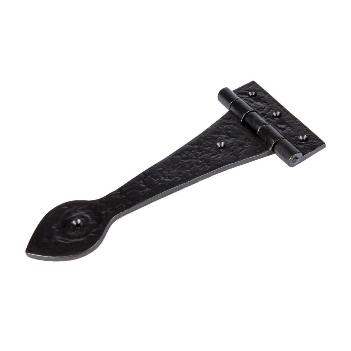 4x Traditional T-Hinge Cast Iron Antique Cupboard Door Hinges W245mm Black - Image 4