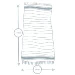 4x Turkish Cotton Bath Towels Lightweight Beach Peshtemal 173 x 92cm Cantaloupe - Image 3