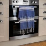 4x Turkish Cotton Hand Towels Lightweight Beach Peshtemal 100 x 60cm Navy/Pink - Image 6