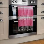 4x Turkish Cotton Hand Towels Lightweight Beach Peshtemal 100 x 60cm Pink - Image 7