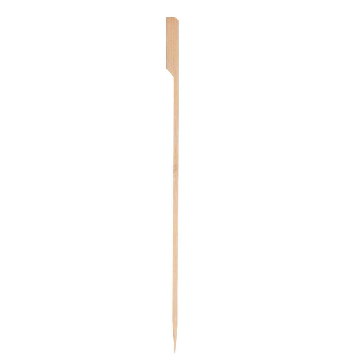 50x Brown 25cm Bamboo BBQ Skewers Wooden Barbecue Grill Meat Kebab Sticks - Image 2