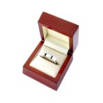 5.0mm Classic Flat Court Wedding Ring, 18ct White Gold - Image 3