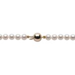 5-8mm Cultured Freshwater White Pearl Graduated Necklace, 18ct Yellow Gold - Image 2