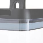 5 Piece Flip Lock Plastic Food Storage Containers Set Kitchen Food Canister - Image 5