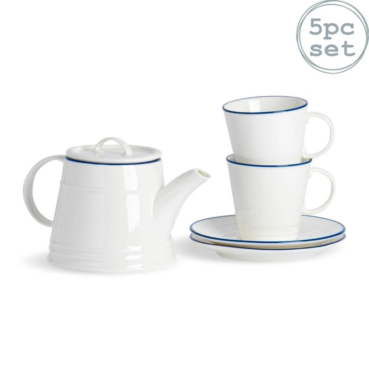 5 Piece White Tea fo c7b9c24bc9766c8142a4d51664aae4ff