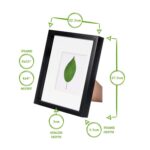 5x 3D Box Photo Frames Picture Display 8 x 10 with 4 x 6 Mount White/Grey - Image 4