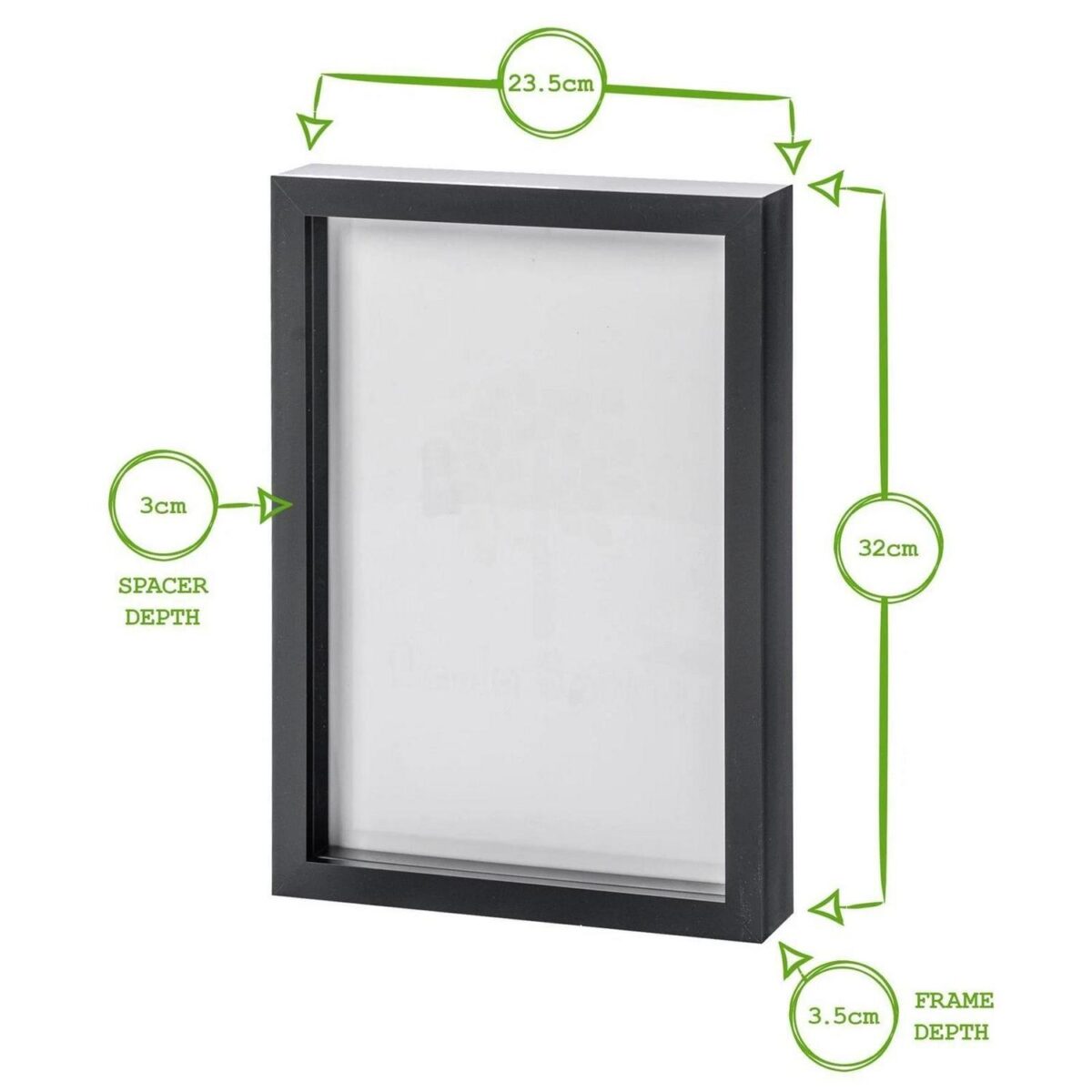 5x 3D Box Photo Frames Standing Hanging Craft Picture Frames A4 (8 x 12 ) White - Image 4