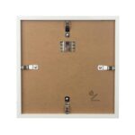 5x 3D Box Photo Frames Picture Display 10 x 10 with 6 x 6 Mount White/White - Image 5