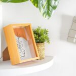 5x 3D Deep Box Photo Frames Standing Hanging Picture Display 5 x 7 Light Wood - Image 5
