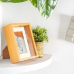 5x 3D Deep Box Photo Frames 5 x 7 with 4 x 6 Mount Light Wood/Ivory - Image 5