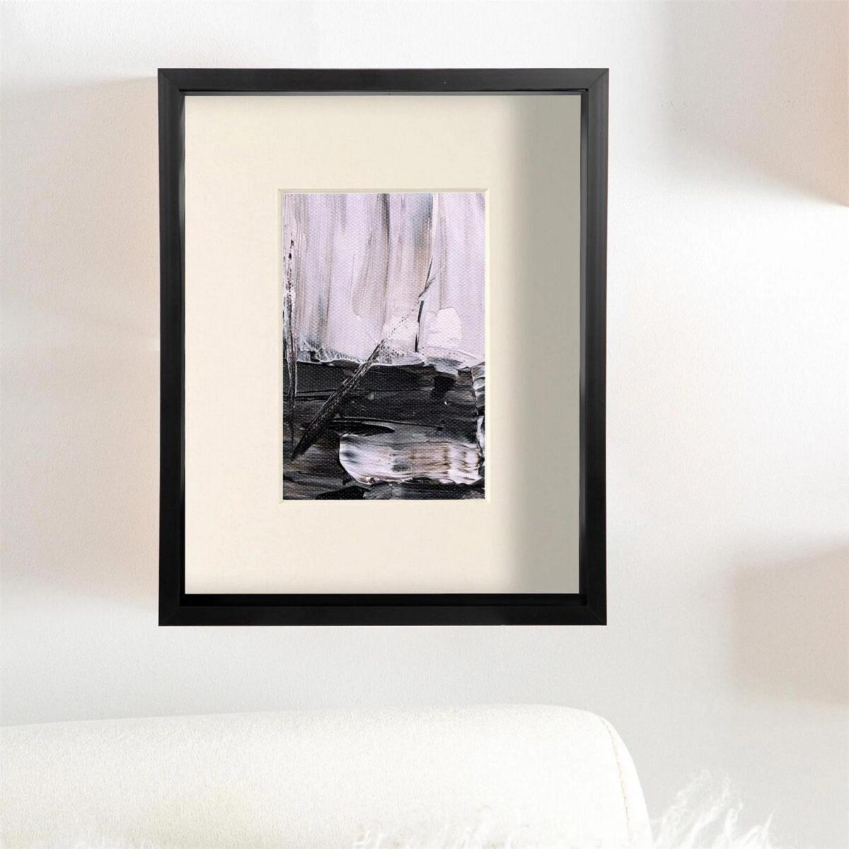 5x Black 8  x 10  3D Deep Box Photo Frames Ivory 4  x 6  Mount Shadow Picture - Image 6