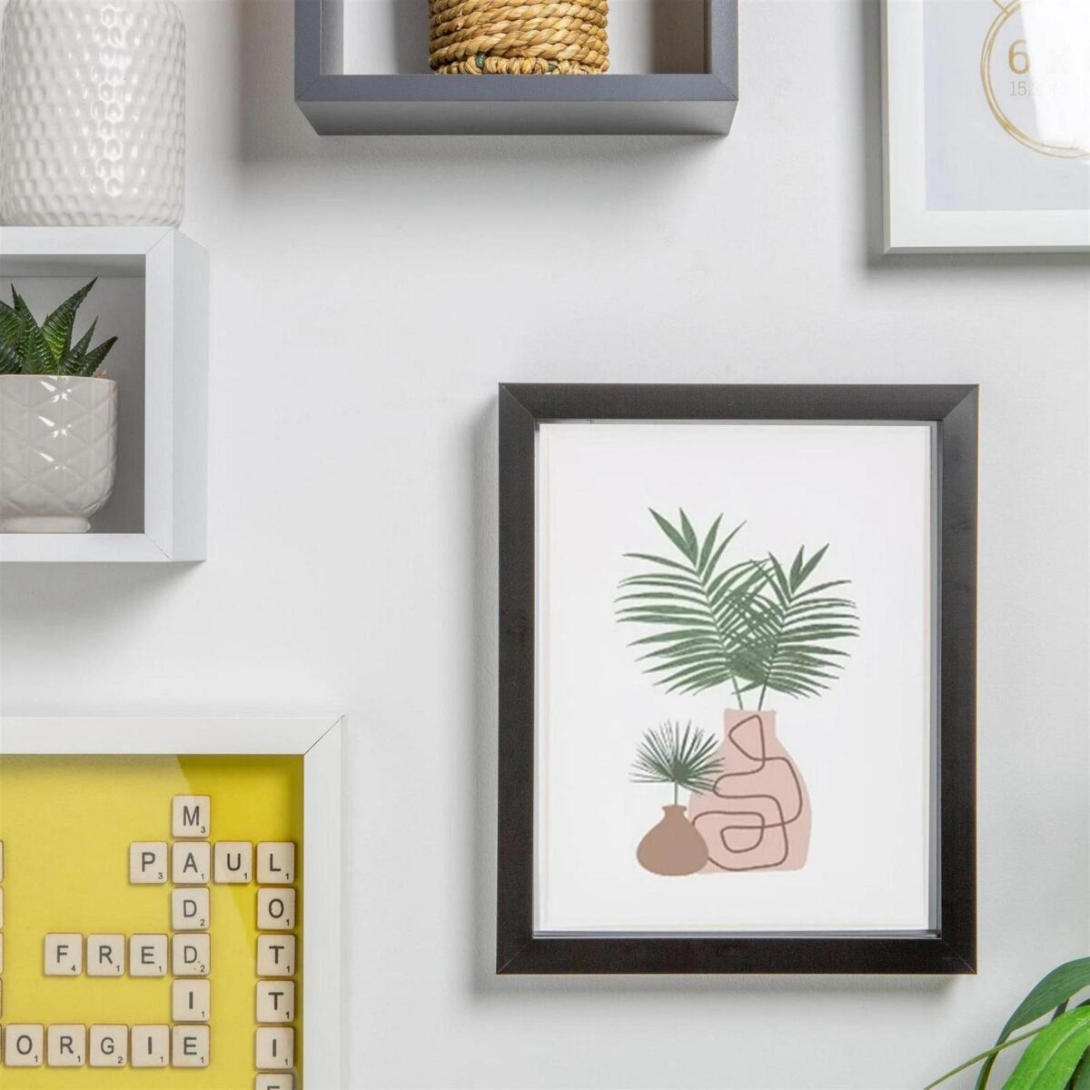 5x Black 8  x 10  Photo Frames with White 4  x 6  Mount Picture Décor - Image 4