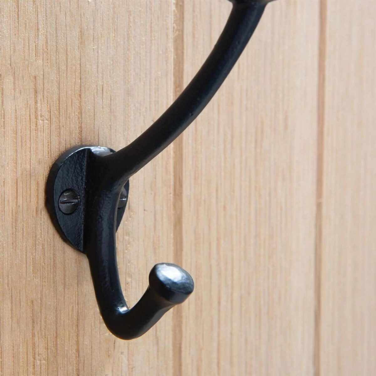 5x Bowler and Coat Hook Cast Iron Antique Vintage Style W35mm x H115mm Black - Image 7