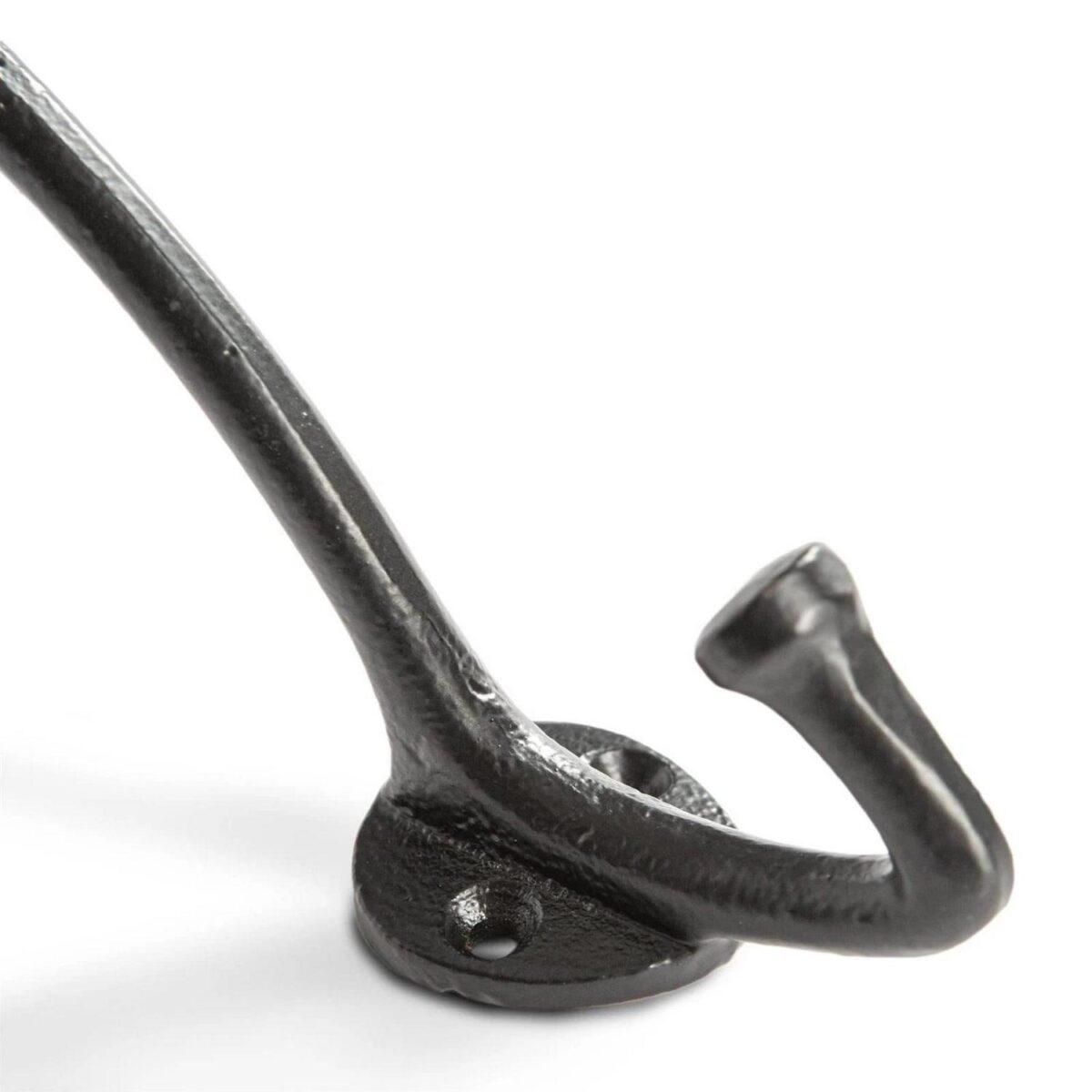 5x Bowler and Coat Hook Cast Iron Antique Vintage Style W35mm x H115mm Black - Image 2