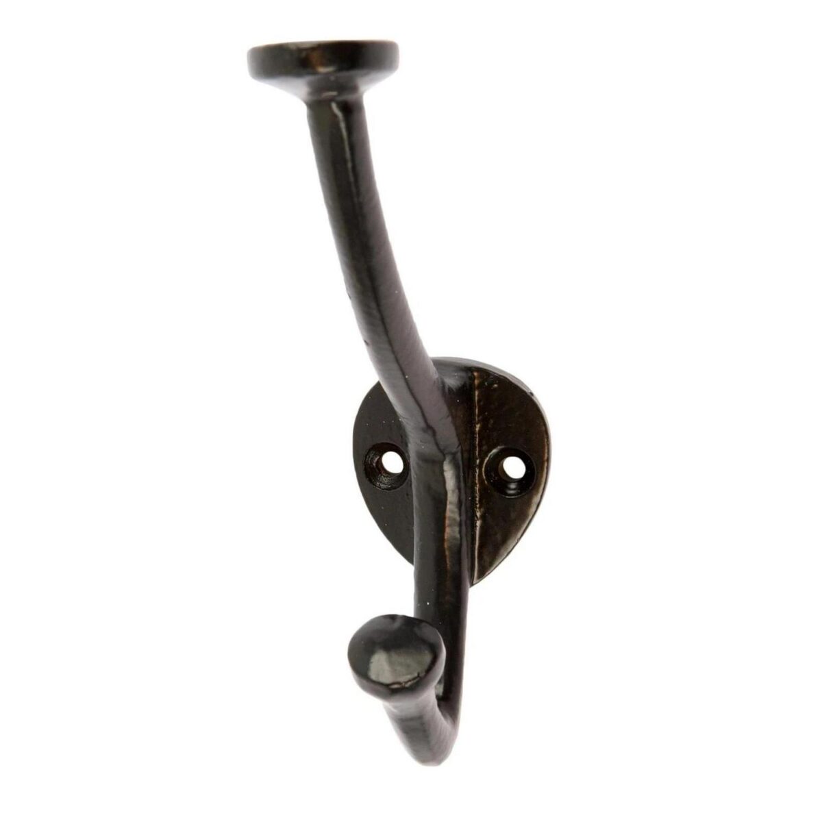 5x Bowler and Coat Hook Cast Iron Antique Vintage Style W35mm x H115mm Black - Image 4