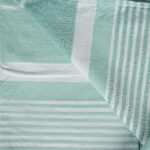 5x Deluxe Turkish Cotton Bath Towels Lightweight Beach Peshtemal 162x90cm Aqua - Image 4