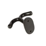 5x Double Ceiling Hook Cast Iron Antique Style Hooks W80mm x H60mm Black - Image 3