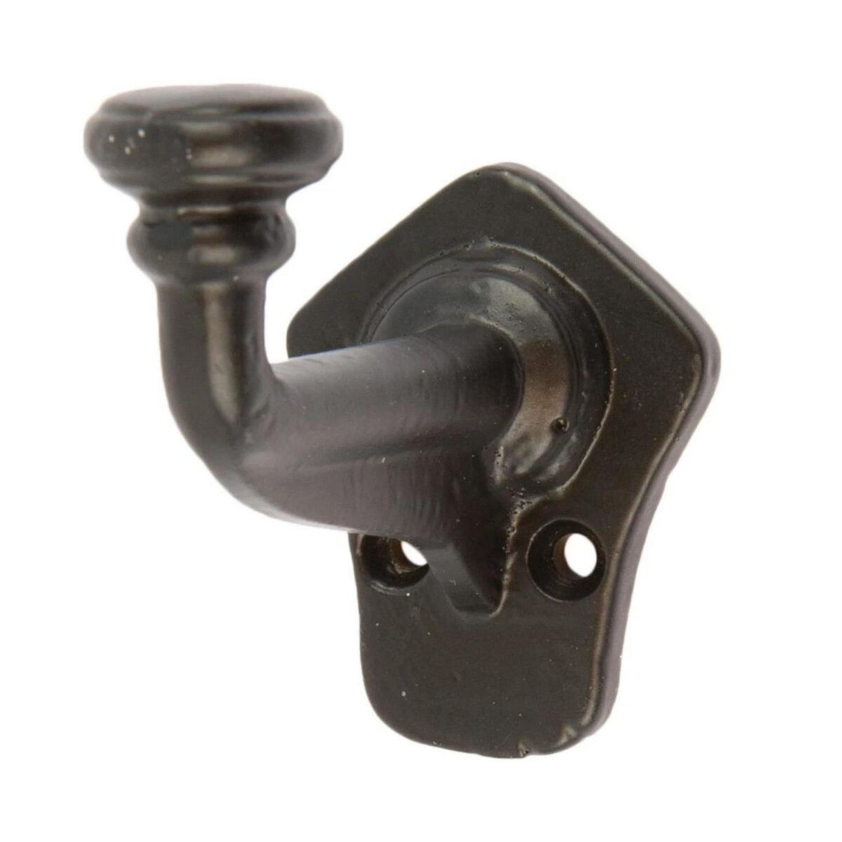 5x Flat Top Larder Hook Cast Iron Antique Vintage Style W40mm x H70mm Black - Image 4