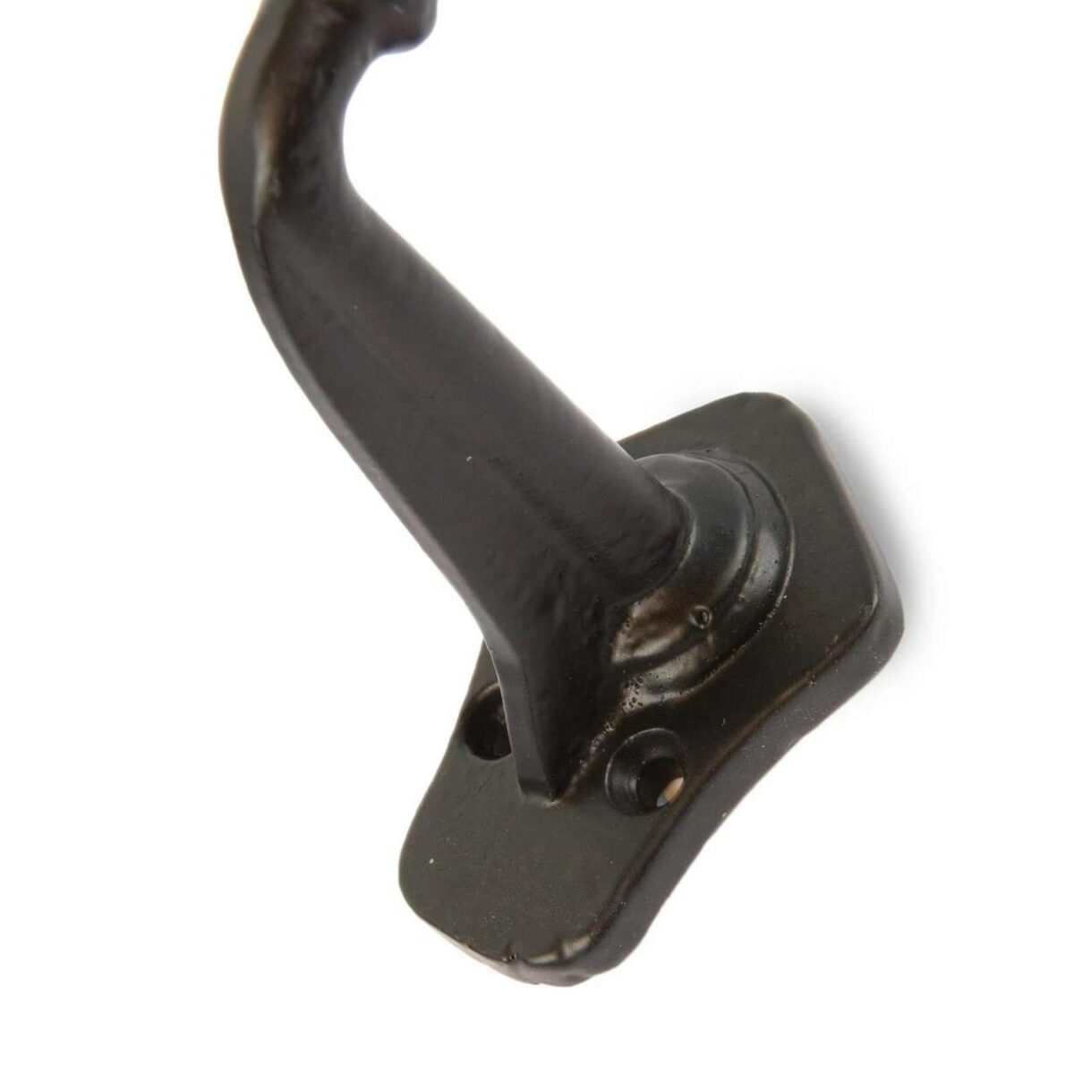 5x Flat Top Larder Hook Cast Iron Antique Vintage Style W40mm x H70mm Black - Image 2