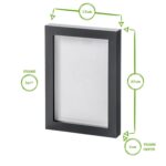 5x Grey 5 x 7 Photo Frames Picture Poster Home Wall Hanging Décor - Image 3