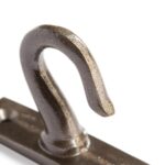 5x Hanging Hook Cast Iron Antique Vintage Style Hooks W20mm x H70mm Raw - Image 3