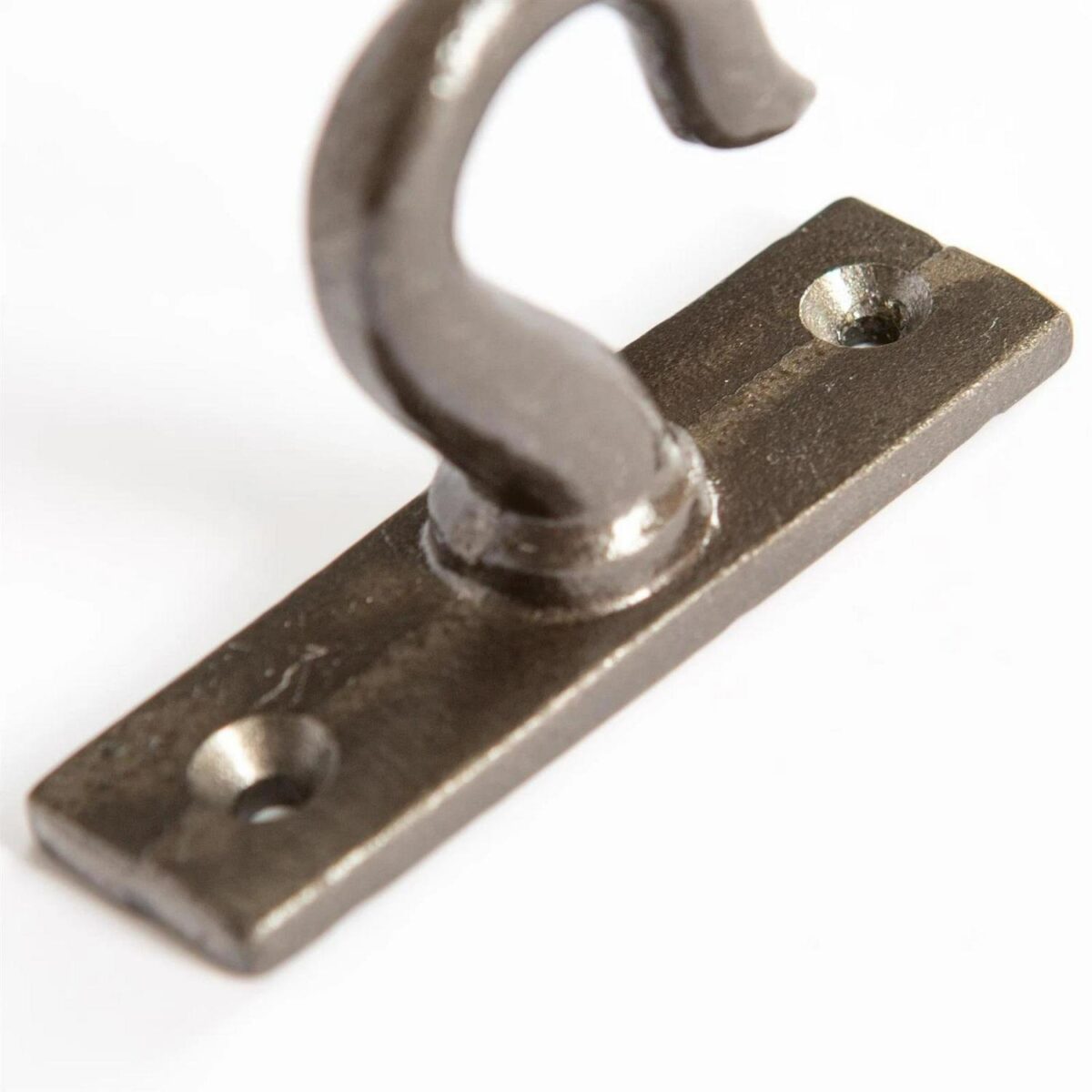 5x Hanging Hook Cast Iron Antique Vintage Style Hooks W20mm x H70mm Raw - Image 2
