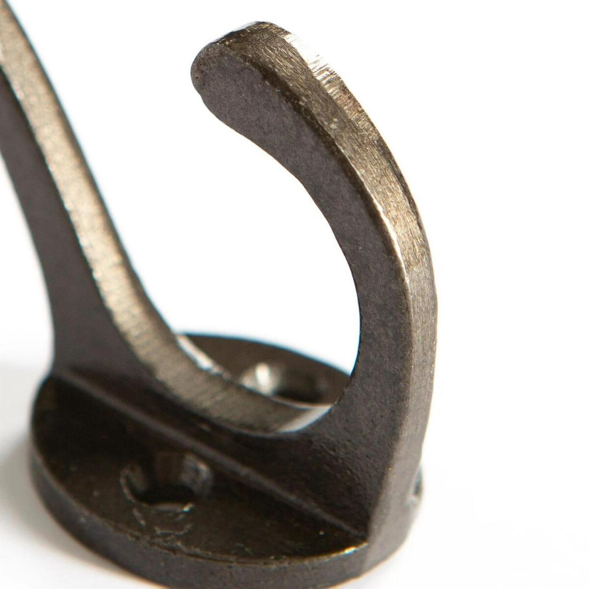 5x Hat and Coat Hook Cast Iron Antique Vintage Style Hooks W25mm x H80mm Raw - Image 2