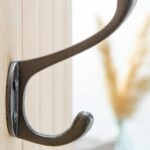 5x Hat and Coat Hook Cast Iron Antique Vintage Style Hooks W40mm x H105mm Black - Image 7