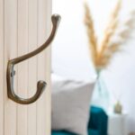 5x Narrow Hat and Coat Hook Cast Iron Antique Vintage Style W30mm x H140mm Raw - Image 6