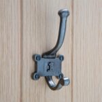 5x Number 1 Double Wall Hook Cast Iron Antique Vintage Style W50mm x H115mm Raw - Image 7