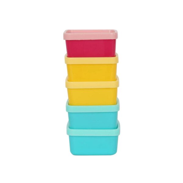 5x Plastic Stackable 33969b180bc898bd8668a5a0fc19095f