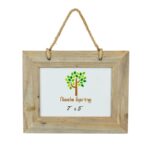 5x Rustic Wooden Hanging Photo Frames Driftwood Picture Display 7 x 5 Natural - Image 5