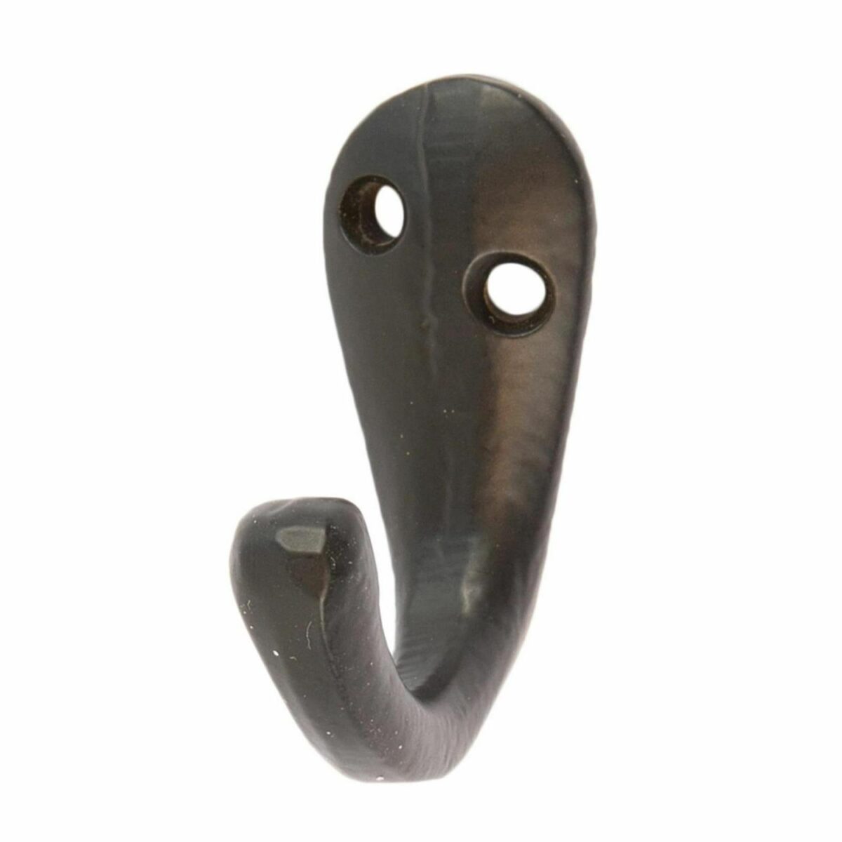 5x Single Robe Hook Cast Iron Antique Vintage Style Hooks W20mm x H45mm Black - Image 4