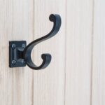 5x Square Back Hat and Coat Hook Cast Iron Vintage Style W35mm x H80mm Black - Image 7