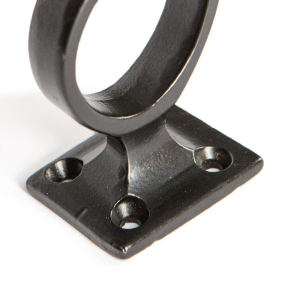 5x Square Back Hat and Coat Hook Cast Iron Vintage Style W35mm x H80mm Black - Image 2