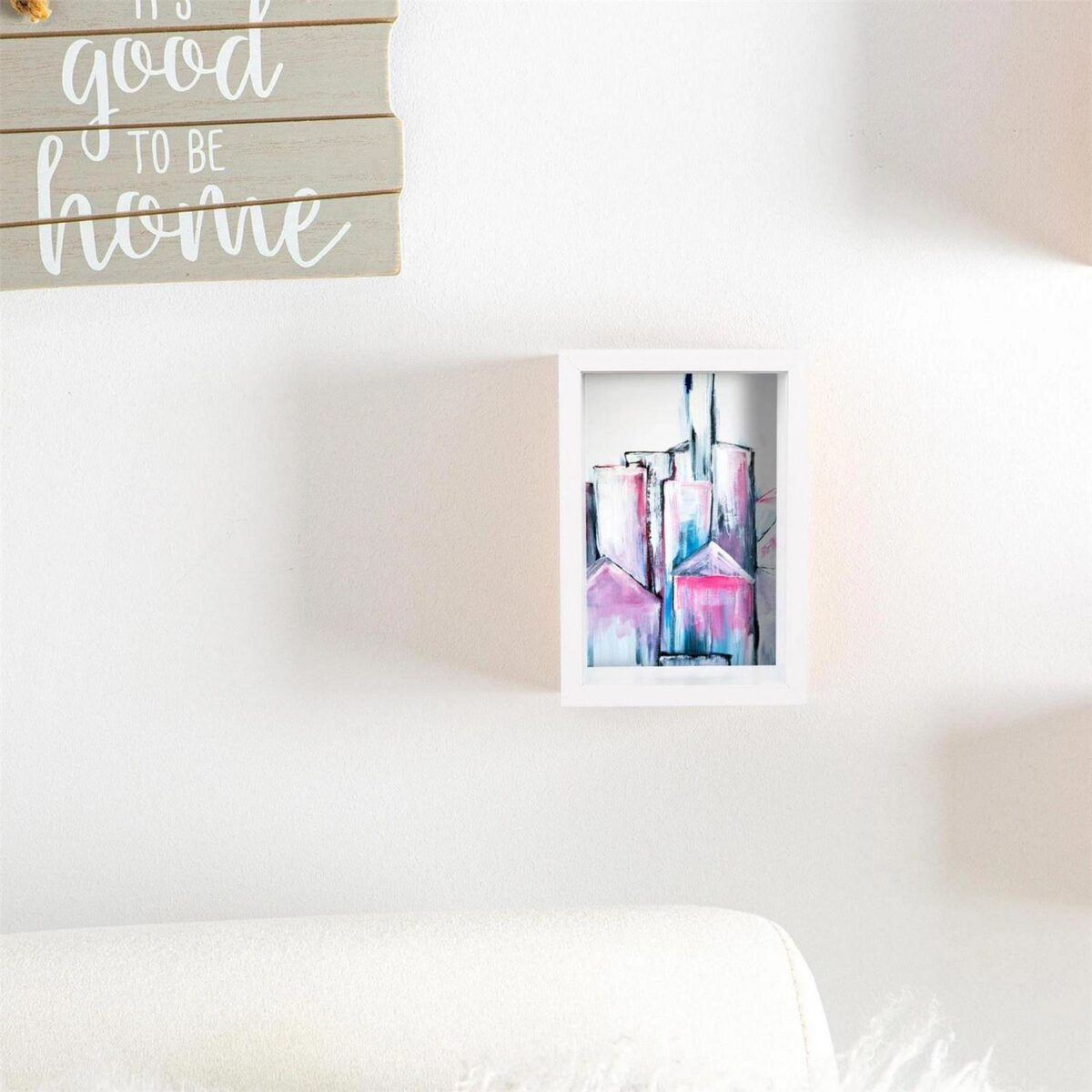 5x White 4  x 6  3D Deep Box Photo Frames Standing Hanging Craft Shadow Picture - Image 6