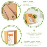 5x White 5 x 7 3D Deep Box Photo Frames Standing Hanging Craft Shadow Picture - Image 2