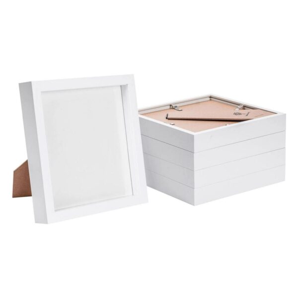 5x White 8 x 8 3D Bo f11cb09b9231e7cc8b265aafb60f1844