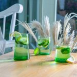 6 Piece Merzouga Recycled Highball Glasses Set Drinking Glass 320ml Green - Image 5