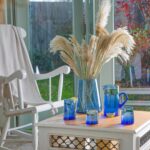 6 Piece Merzouga Recycled Highball Glasses Set Drinking Glass 320ml Blue - Image 6