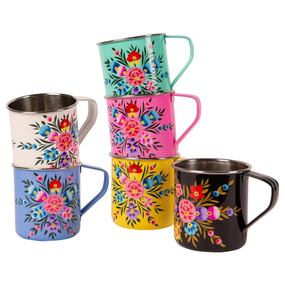 6pc Multicolour Pans 58a7b12cd33f3f439fa034d984d27a40