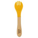 6pc Tiny Dining Multicolour Bamboo Baby Weaning Forks with Silicone Tip Set - Image 7