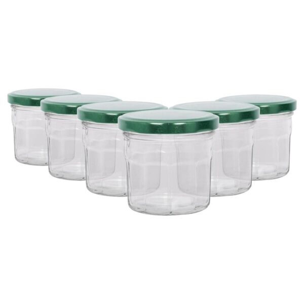 6x 130ml Glass Jam J 467a350651052d2f2b488aa32085c113