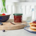 6x 130ml Glass Jam Jars with Green Lids Chutney Preserve Honey Pickle Storage - Image 5