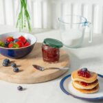 6x 130ml Glass Jam Jars with Green Lids Chutney Preserve Honey Pickle Storage - Image 7