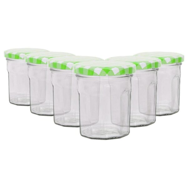 6x 150ml Glass Jam J a76037d30f12b09db73d5783551ff0f7