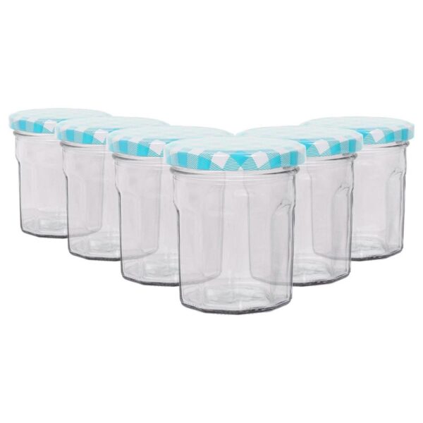 6x 150ml Glass Jam J aad53842eb548d0b71d822697d33c1d9