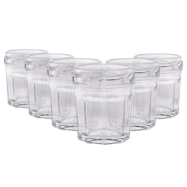 6x 30ml Glass Jam Ja d1b5703b0626778ab338d8c7a43be55b