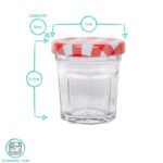 6x 30ml Glass Jam Jars with Silver Lids Chutney Preserve Honey Pickle Storage - Image 3
